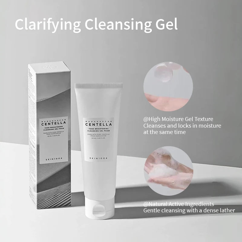Korean Centella Brightening Toner Gel Facial Cleanser Ampoule Moisturizing Face Serum and Cream Skincare Original Products Set