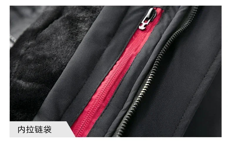 Men's Clothing Top Quality Brand Hooded Casual Fashion Long Thicken Outwear Parkas Jackets Winter Windbreaker Coats New Parkas