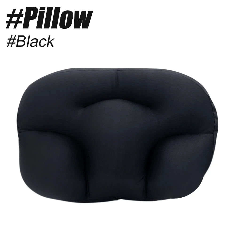 Neck Massager Cervical Neck Traction Pillow for Sleeping, Deep Sleep Foam Particles Pillow- Side Sleeper & Back Pillows for Beds