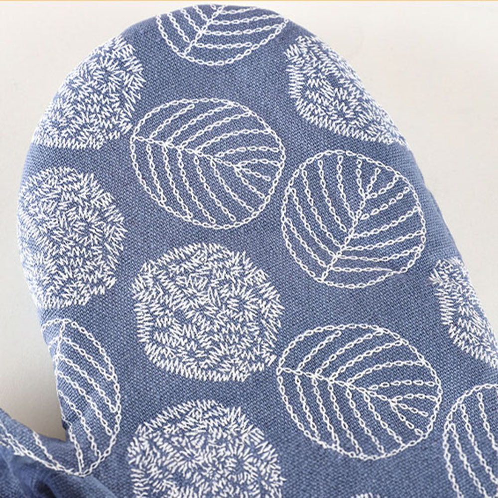 2 Pieces Thick Heat Resistant Gloves, Microwave Oven Gloves, Anti-scalding Printed Gloves Kitchen Baking Oven Gloves