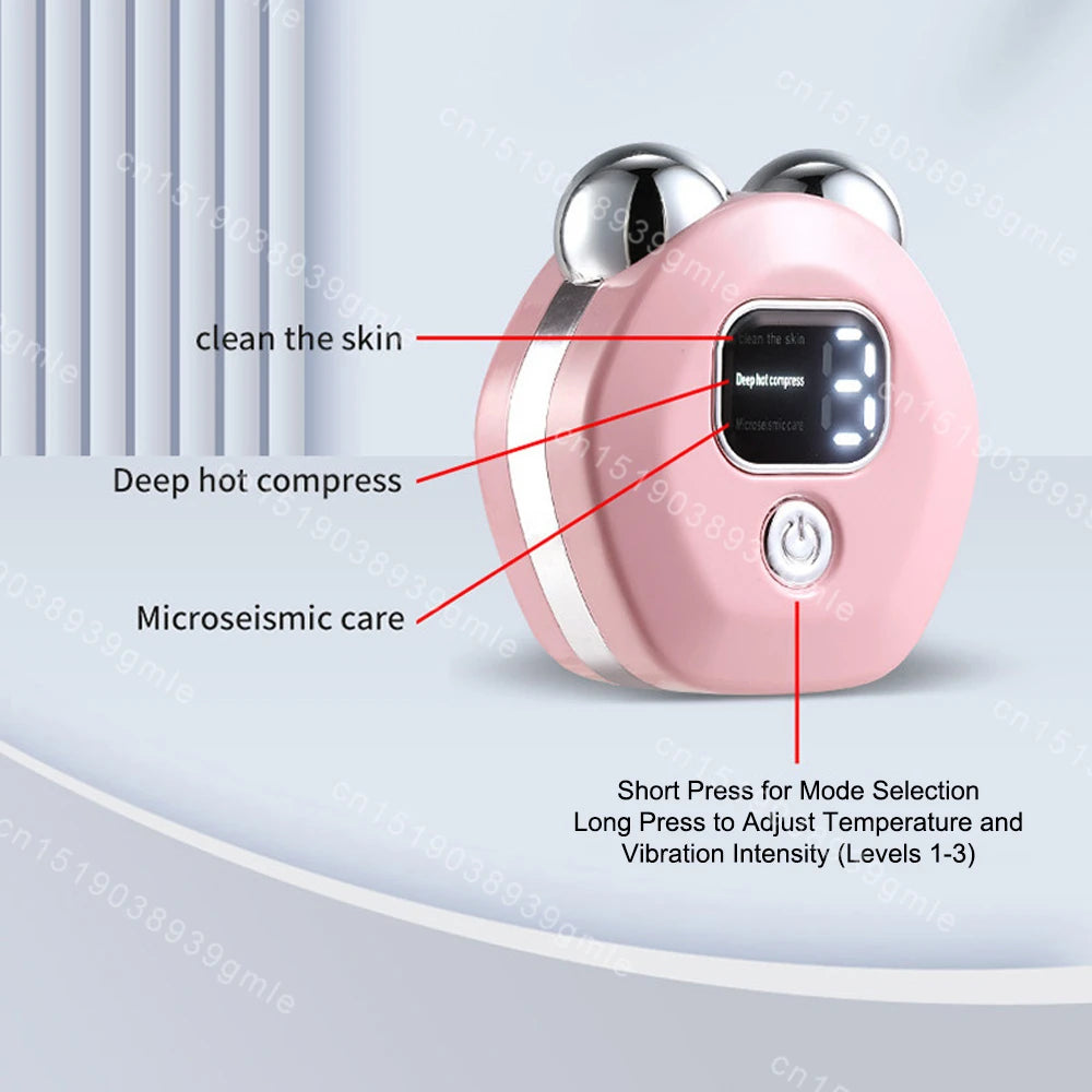 Face Lifting Device EMS Face Massager Skin Tightening Microcurrent Roller Facial Anti Wrinkle Neck Lift Massage Skin Beauty
