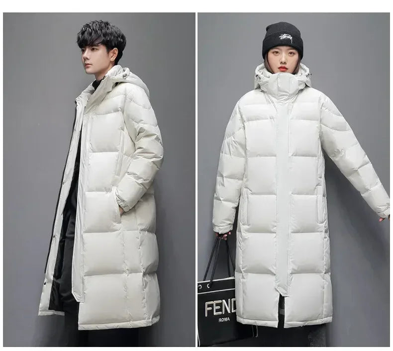 Men's Slim Cotton Long Coat High Quality Design Hot Casual Parka Men Clothes Unisex Outdoor Leisure Parka Cotton-Padded Parkas