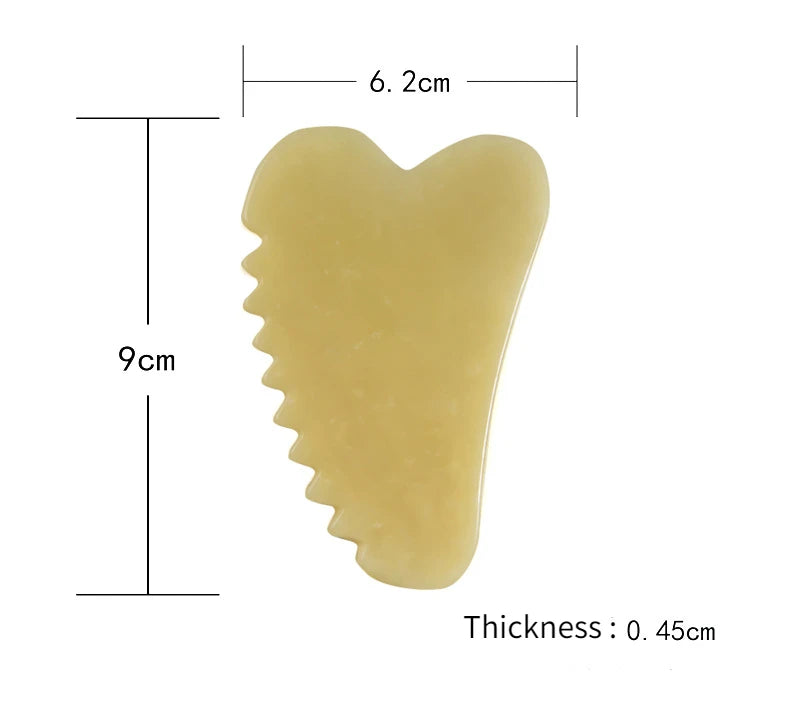 Natural Stone Jade Gouache Scraper Rose Quartz Facial Gua Sha Tools Neck Massager for Face Lifting Wrinkle Remover Beauty Health