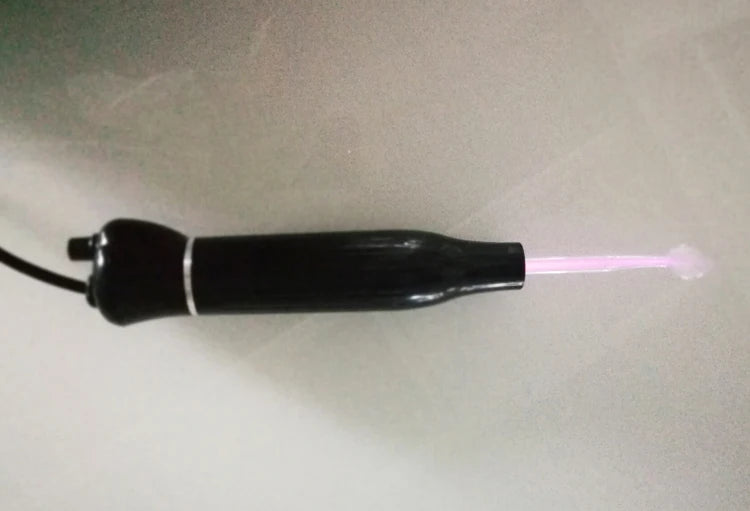 High Frequency Facial Machine Acne Spot Remover Electrotherapy Glass Tube Wand Big Power 30W