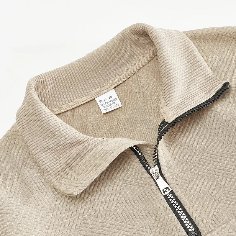 2024 New Knit Sweatshirts Men Fashion Half Zipper Stand Collar Casual Hoodies Male Patchwork Sport Knitted Hoodie Sweatshirt Man