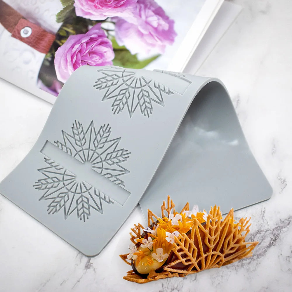 Various Leaf Butterfly flower Silicone Cake Lace Mold Snowflakes deer Shape Fondant Mold Cake Decorating Tool kitchen bakeware