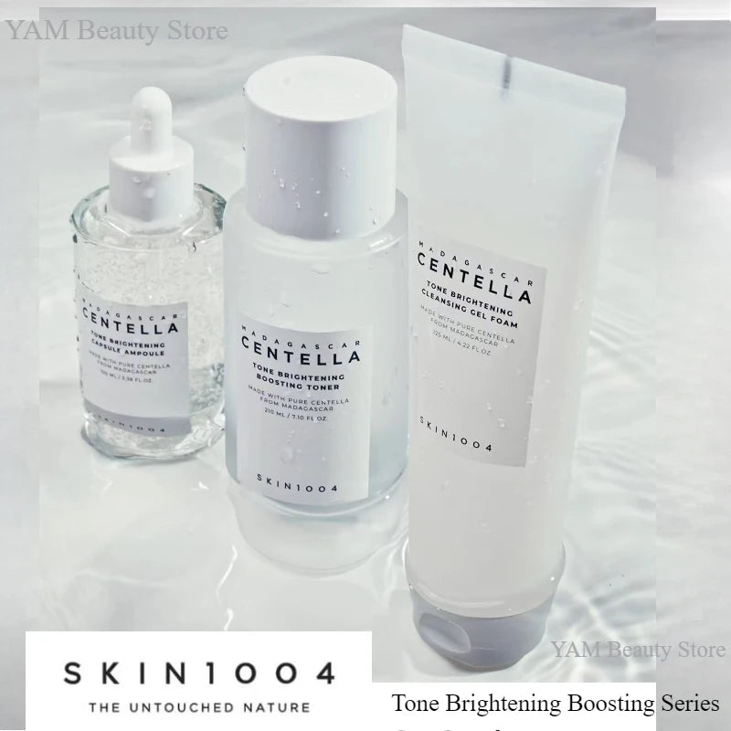Korean Centella Brightening Toner Gel Facial Cleanser Ampoule Moisturizing Face Serum and Cream Skincare Original Products Set