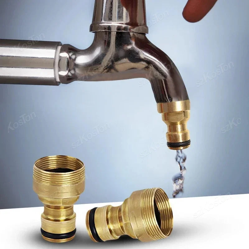 1/2/5PCS Universal Tap Kitchen Adapters Brass Faucet Watering Garden Tools Tap Connector Mixer Hose Adaptor Basin Accessories