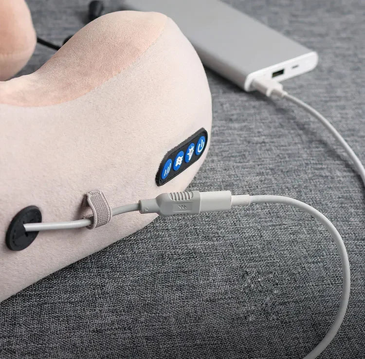 Multifunctional Portable U Shaped Electric Neck Massager Pillow Shoulder Cervical Outdoor Home Car Relaxing Massager