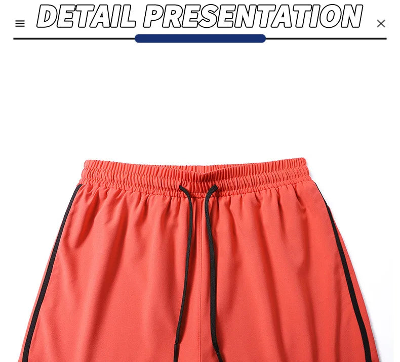 Unisex 2-in-1 Running Shorts Men's Summer New Quick Drying Breathable Active Training Exercise Jogging Cycling Loose-Fit Shorts