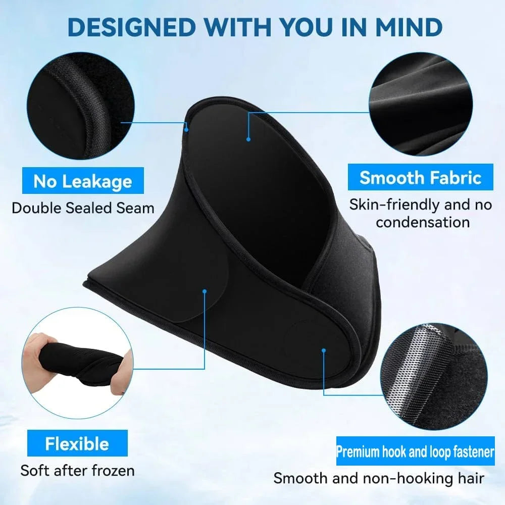 New Neck Ice Pack Wrap Reusable Ice Pack For Neck And Shoulders Pain Relief Cold & Hot Therapy For Sport Strains Neck Massager