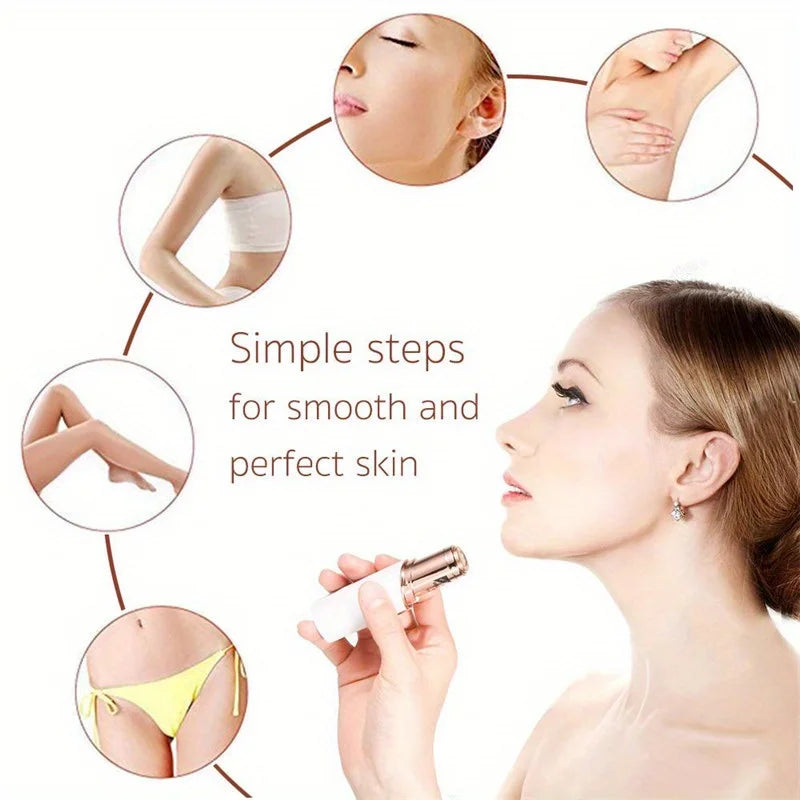 Facial Hair remover replacement heads for Flawless Finishing Touch facial Hair removal tool for Women As Seen On 4-6 Coun