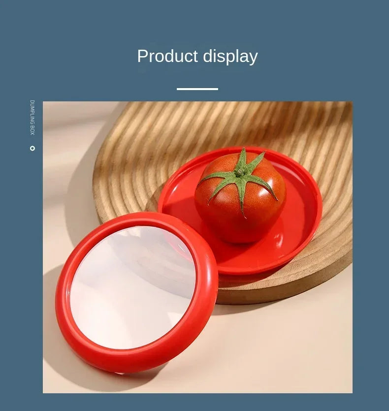 Crisper Box Kitchen Transparent Reusable Airtight Fresh Storage Food Fruit Vegetable Onion Lemon Saver Box Kitchen Clean Gadgets