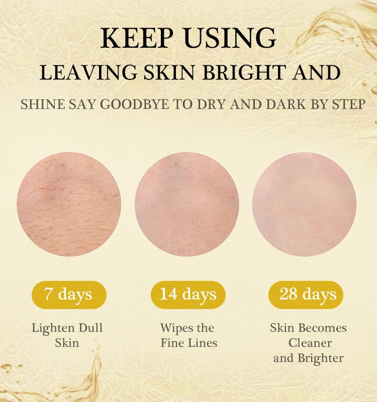 Niacinamide Face Serum 24K Gold Hyaluronic Acid Essence Whitening Dark Spot Corrector Facial Serum Skin Care Products