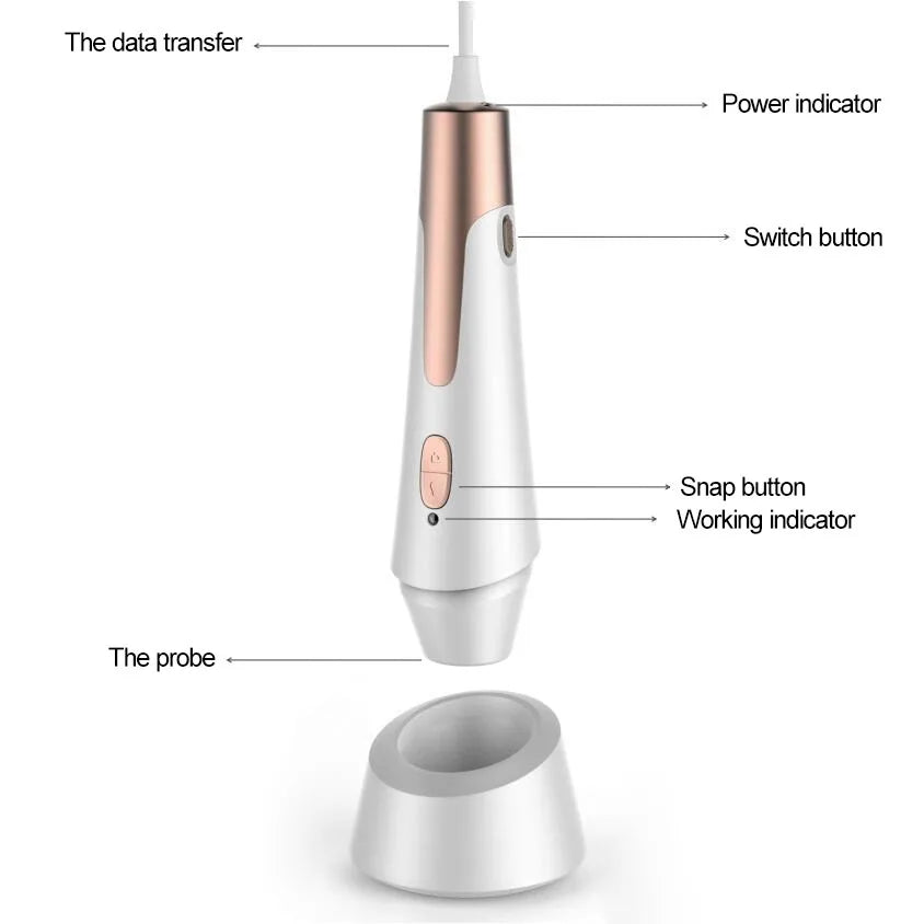 WIFI Wireless Portable Skin Aesthetic Analyzer Digital Skin Scanner Facial Diagnosis Detector Skin Analysis Salon Beauty Machine