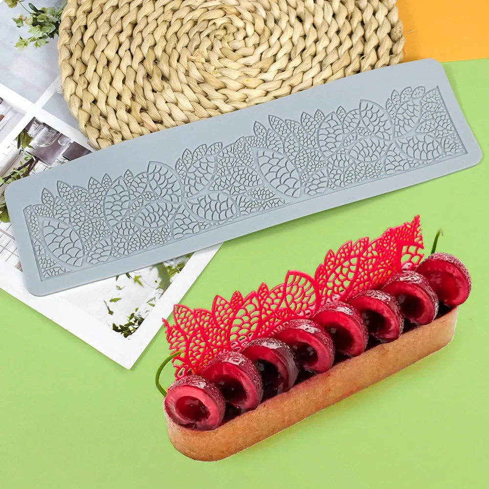 Various Leaf Butterfly flower Silicone Cake Lace Mold Snowflakes deer Shape Fondant Mold Cake Decorating Tool kitchen bakeware