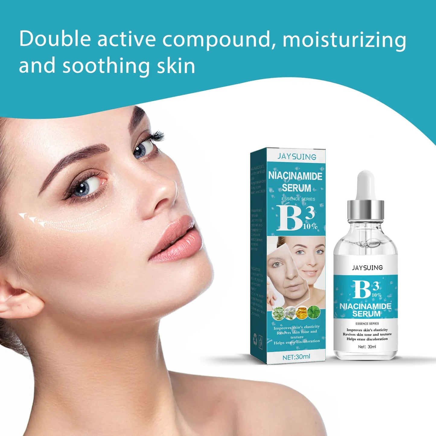 Niacinamide Anti Wrinkle Facial Repair Serum Firm Fine Line Moisturzing Rejuvenation Improve Sagging Skin Hydrating Face Essence