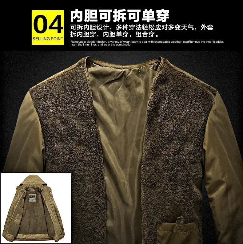New Parka Men Coats Winter Jacket Men Thicken Hooded Waterproof Outwear Warm Coat Casual Mens Jackets Overcoat Fur Thick coats
