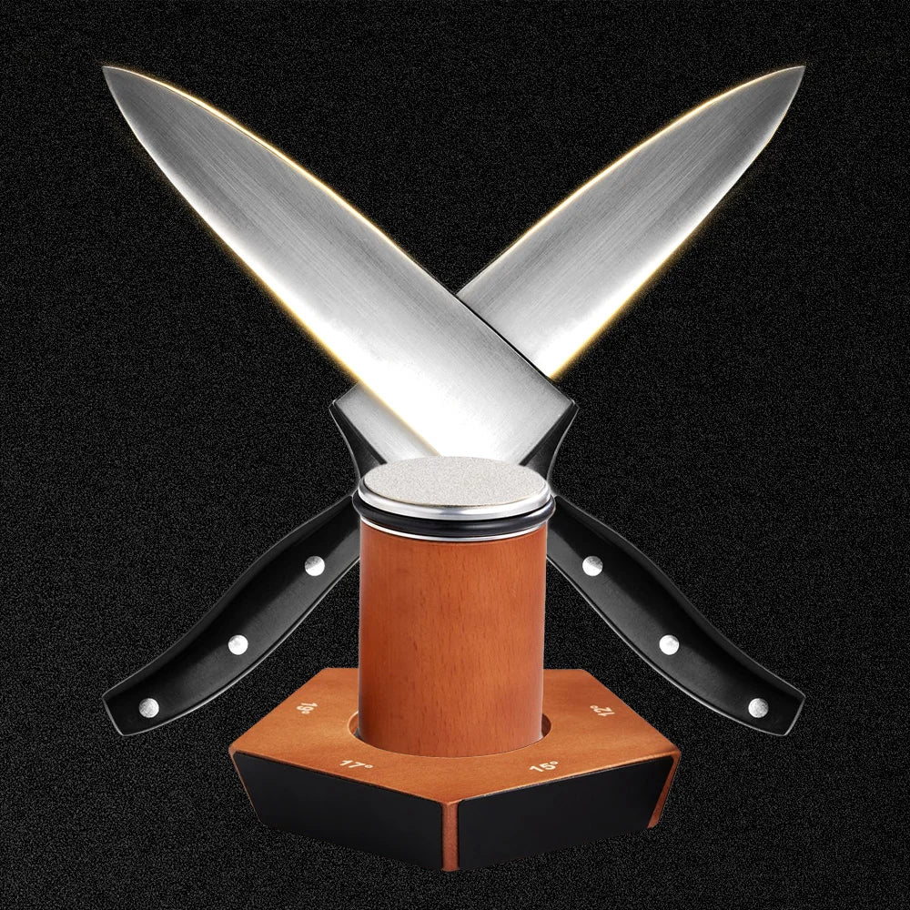 Rolling Knife Sharpener with 5 Types Degrees Magnetic Knife Holder Diamond Sharpening Stone Kit Roller Kitchen Accessories