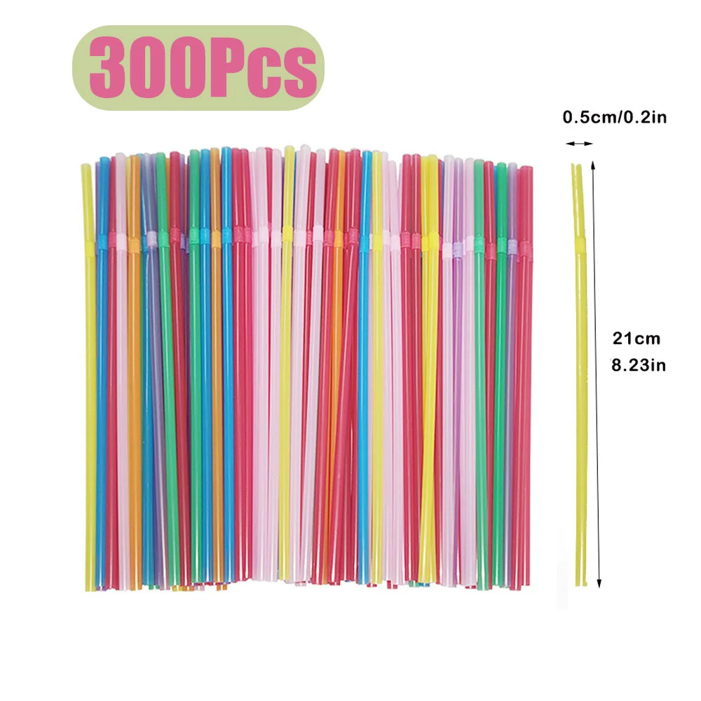 50-3000PCS rietjes Straw Multicolor Drinking Straws Milk Tea Bar Party Home Wedding Kitchen Accessories Beverage Straw Wholesale