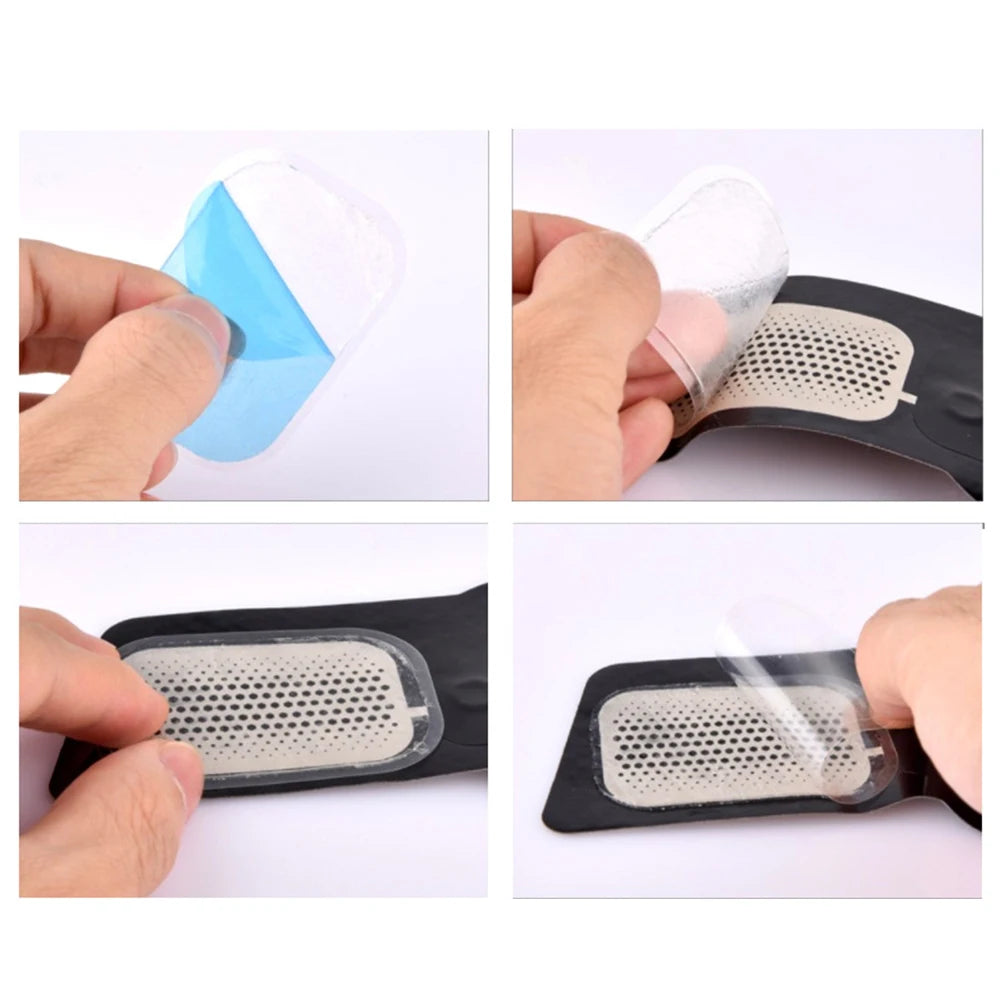Gel Pads for EMS Neck Massager Replaceable Muscle Massager Sticker Gels Muscle Stimulator Sticker Physiotherapy Accessories
