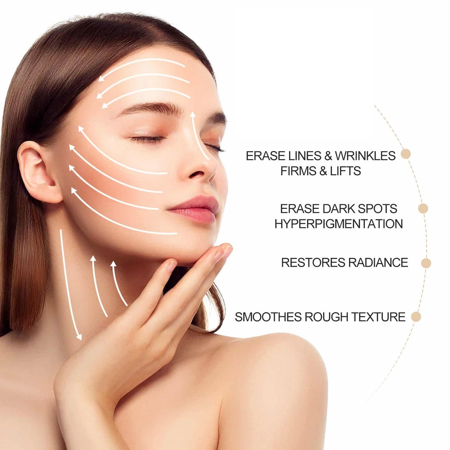 EELHOE Anti Wrinkle Serum Anti-Aging Anti Dark Circles Removal Forehead Lines Face Care Frown Lines Repair Facial Essence 30ml