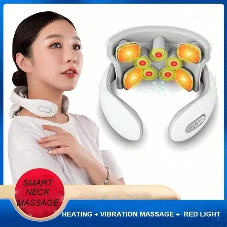 Electric Shoulder & Neck Massager With Adjustable Modes & Intensity Levels, For Deep Tissue Therapy