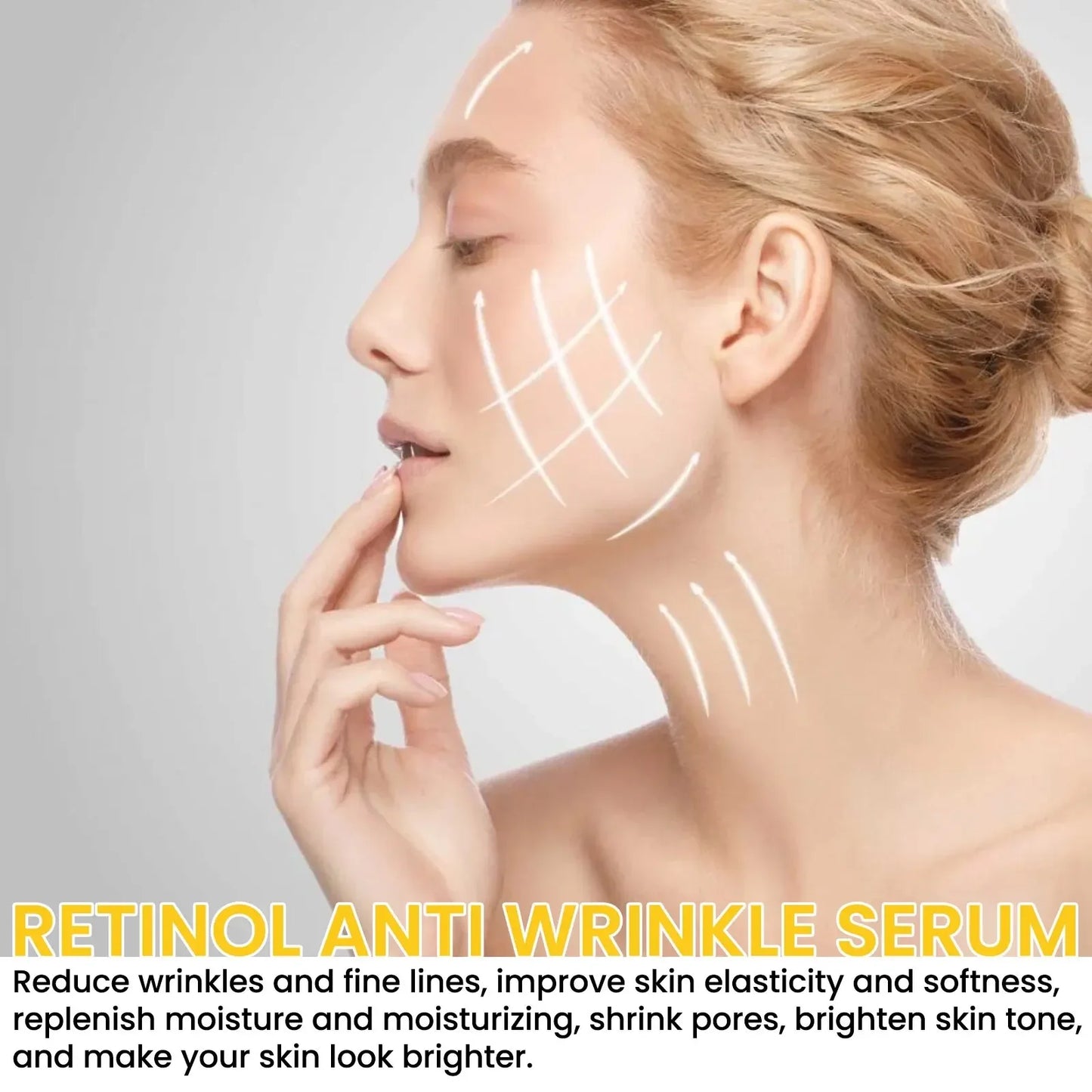 Retinol 2.5% Vitamin C / A Facial Anti Wrinkle Serum Remove Dark Spots Collagen Serum Anti Aging Essence Whitening Face Serum