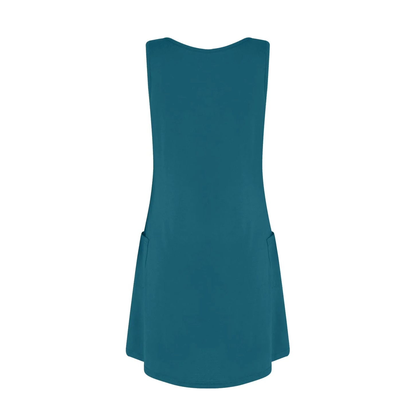 Women's Summer Casual Swing T-Shirt Dresses Beach Cover Up With Pockets Plus Size Loose T-shirt Dress vestidos largos