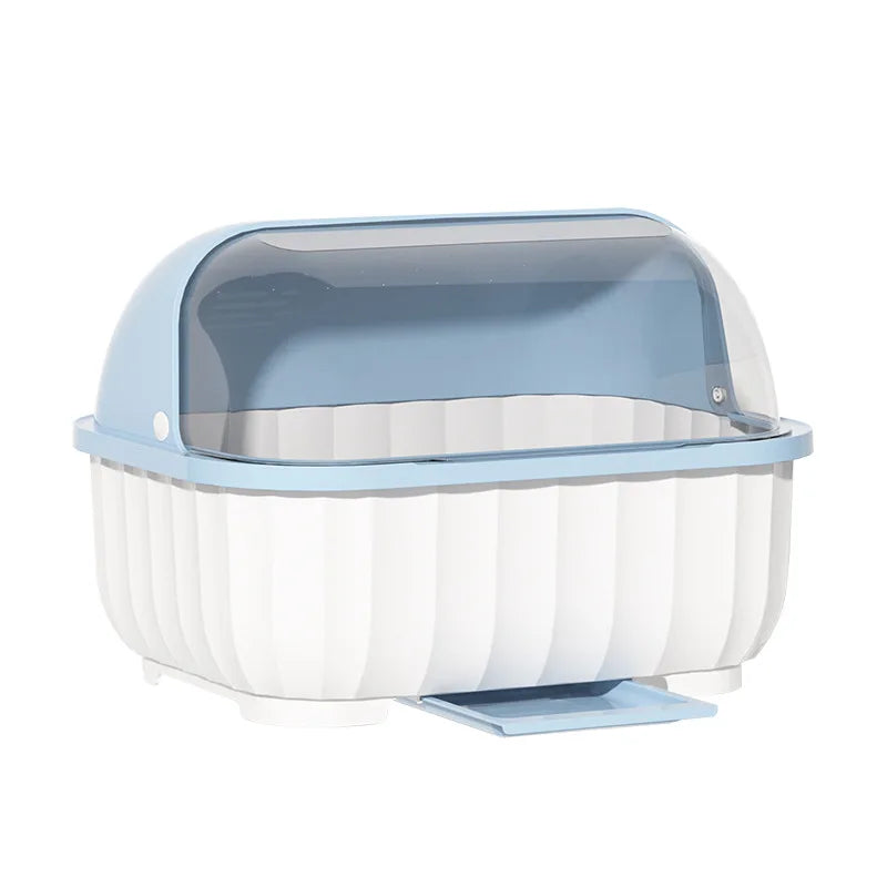 Kitchen Dish Drainer Rack With Removable Drip Tray Utensil Drying Holder Washing Up Drainer Rack Plate Organiser for Kitchen