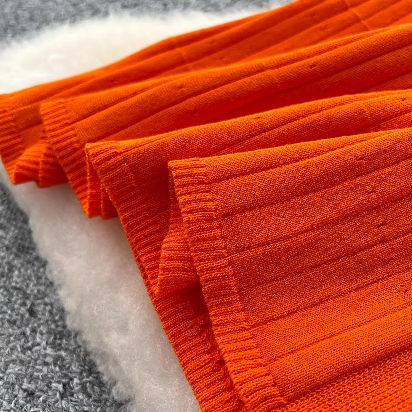 YuooMuoo 2024 Summer Women Knitted Long Dress Brand Fashion Turn-down Collar A-line Sweater Dress Elegant Lady Office Dress Robe