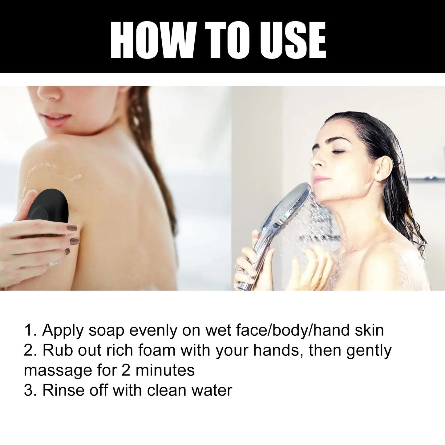 Facial Cleansing Soap Anti Acne Remove Pimples Blackhead Dark Spots Shrink Pores Gentle Moisturizing Soothing Face Wash Cleanser