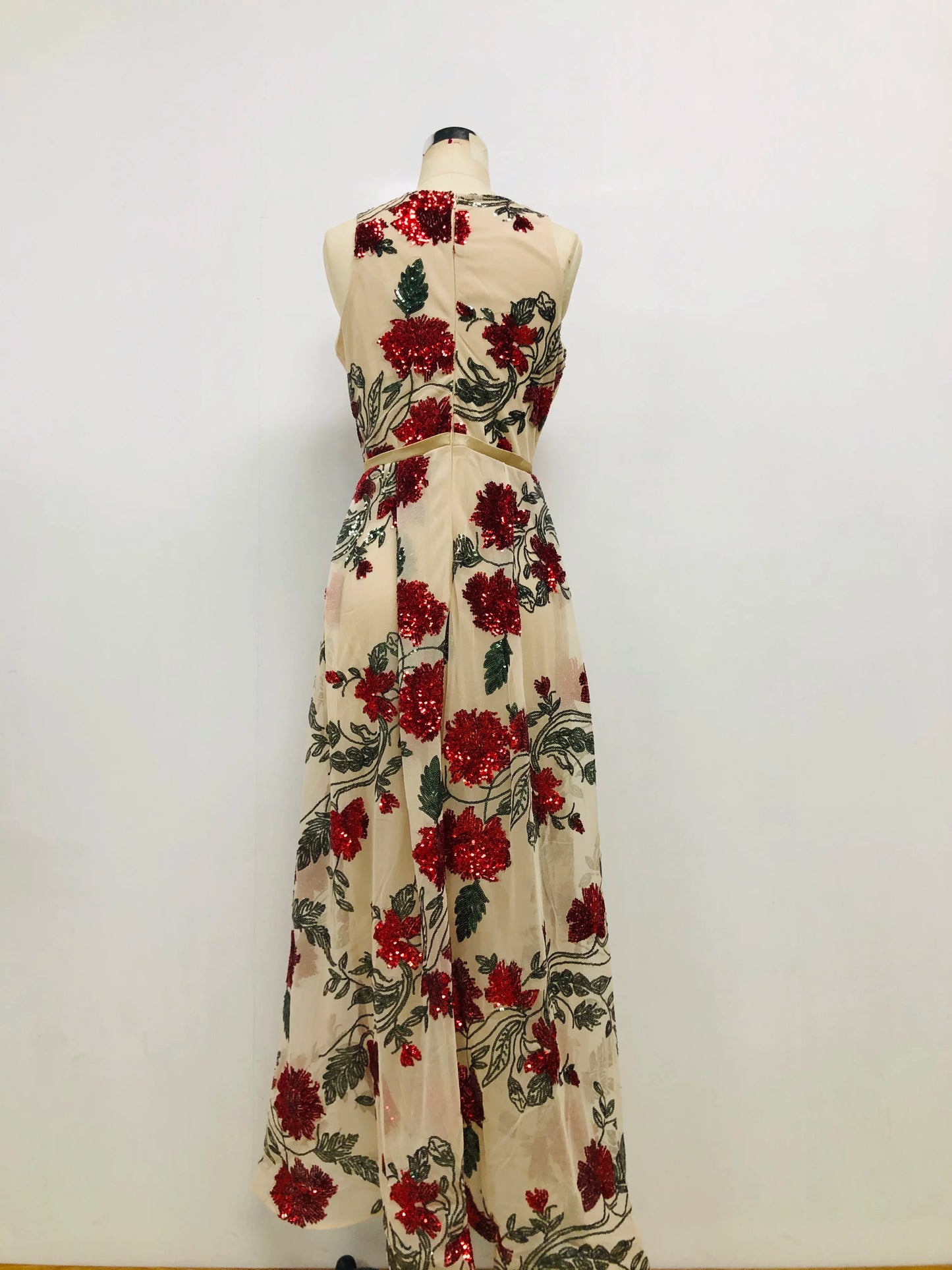 Party Sequin Long Dress Women Summer High Waist Princess Vintage Dresses Elegant O-Neck Sleeveless Club Maxi Prom Maxi Vestidos