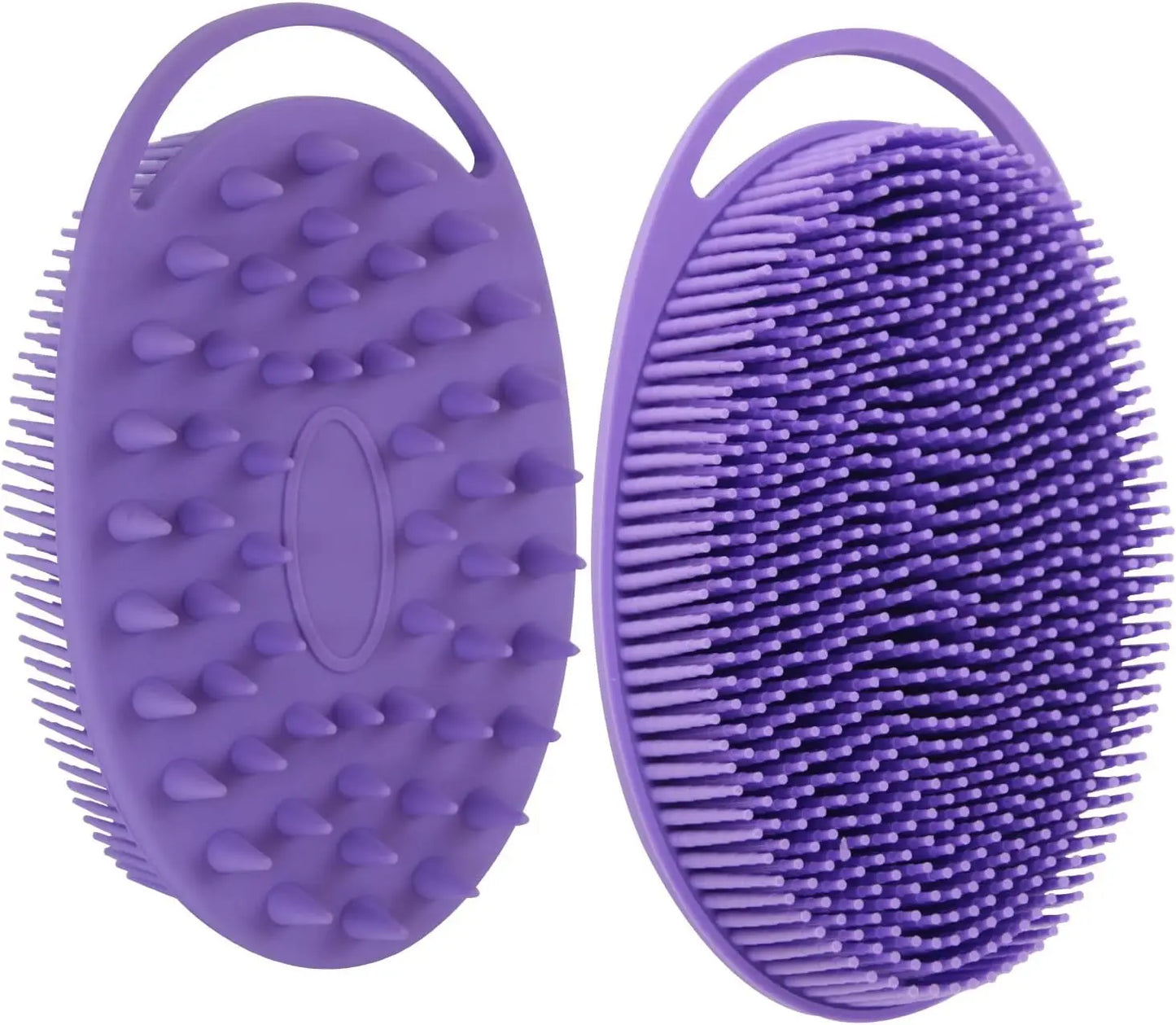 2 in 1 Soft Silicone Body Brush Wash Bath Shower Exfoliating Skin Fit For Baby Bath Shampoo Facial Massage Brush