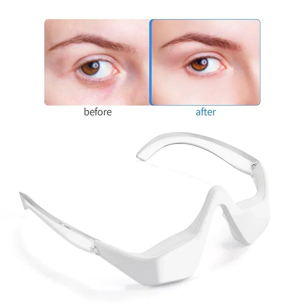 3D Eye Massager Eyes Anti-Aging Red Light Therapy Hot Compress Eyes Fatigue Relief Relaxation Dark Circles EMS Eye Care Massage