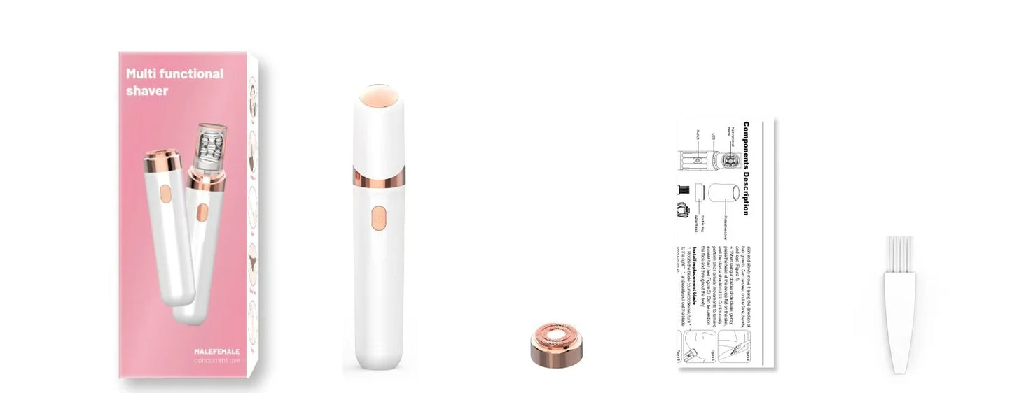 USB Charging Cordless Facial Portable Epilator Appliances Waterproof Women Body Mini Epilator for Women