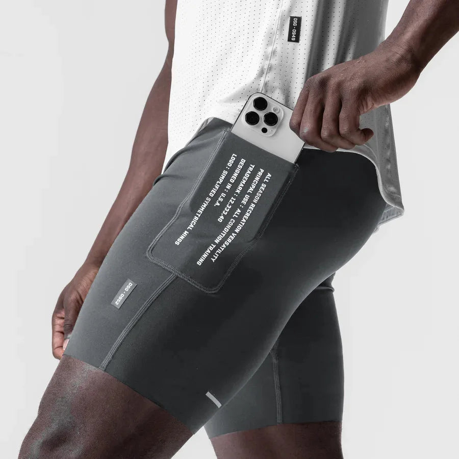 Men's Summer Quick Dry Sports Skinny Slim Stretch Shorts Man Running Gym Fitness Jogger Short Pants Male Bodybuilding Leggings