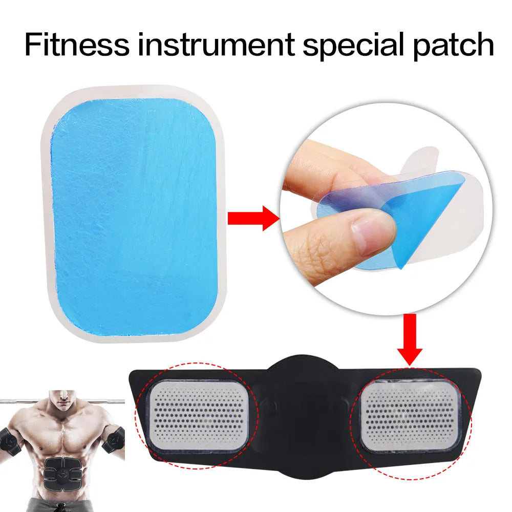 Gel Pads for EMS Neck Massager Replaceable Muscle Massager Sticker Gels Muscle Stimulator Sticker Physiotherapy Accessories
