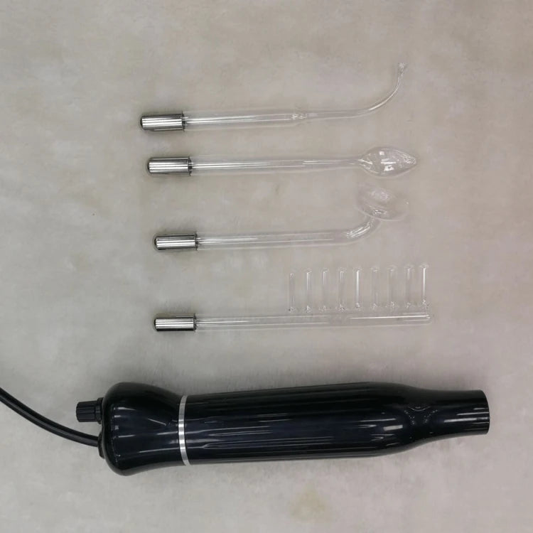 High Frequency Facial Machine Acne Spot Remover Electrotherapy Glass Tube Wand Big Power 30W