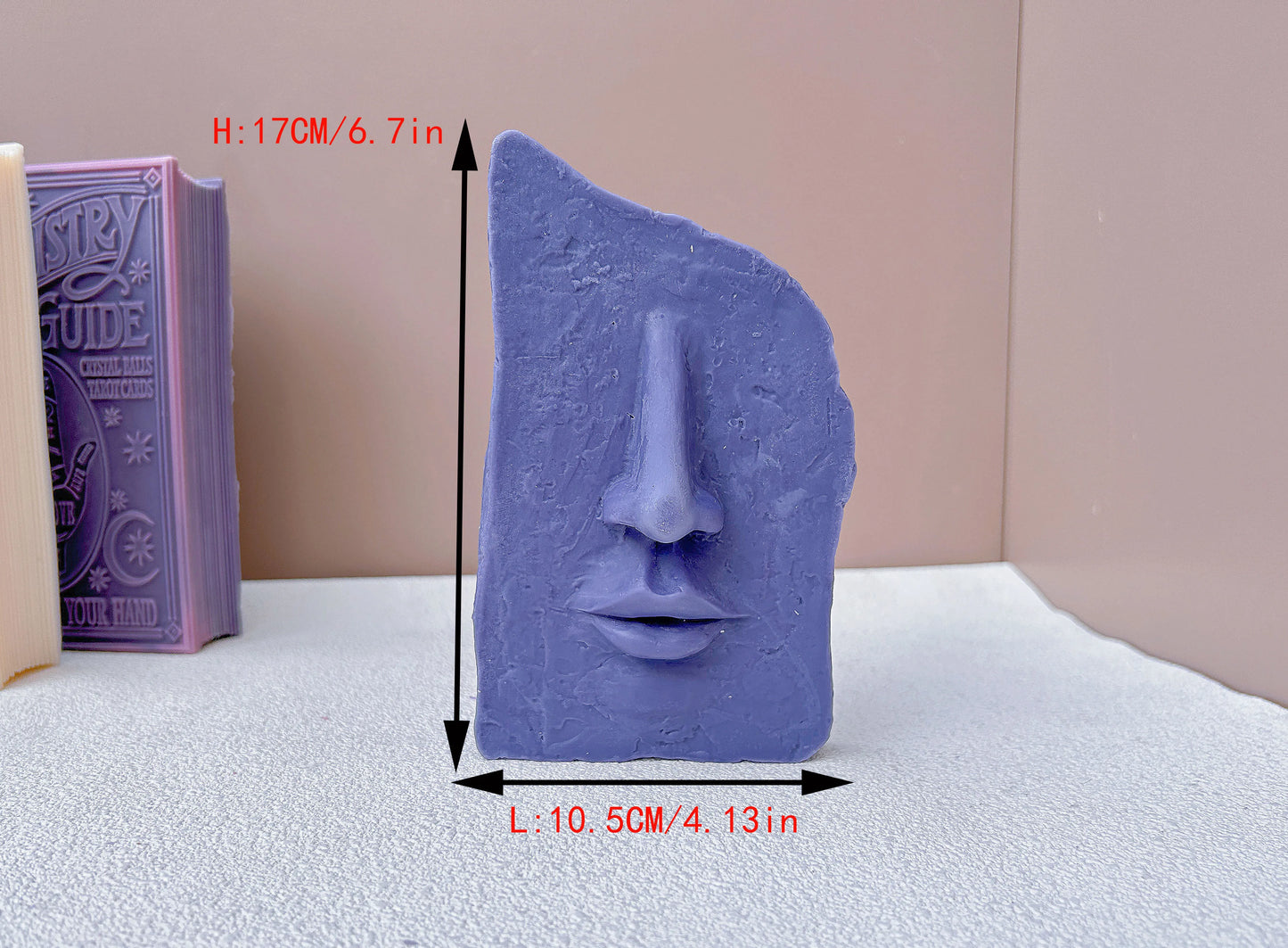 DIY Art Facial Candle Silicone Mold 3D Abstract Facial Silicone Candle Mold Handmade Gypsum Soap Festival Party Home Decoration
