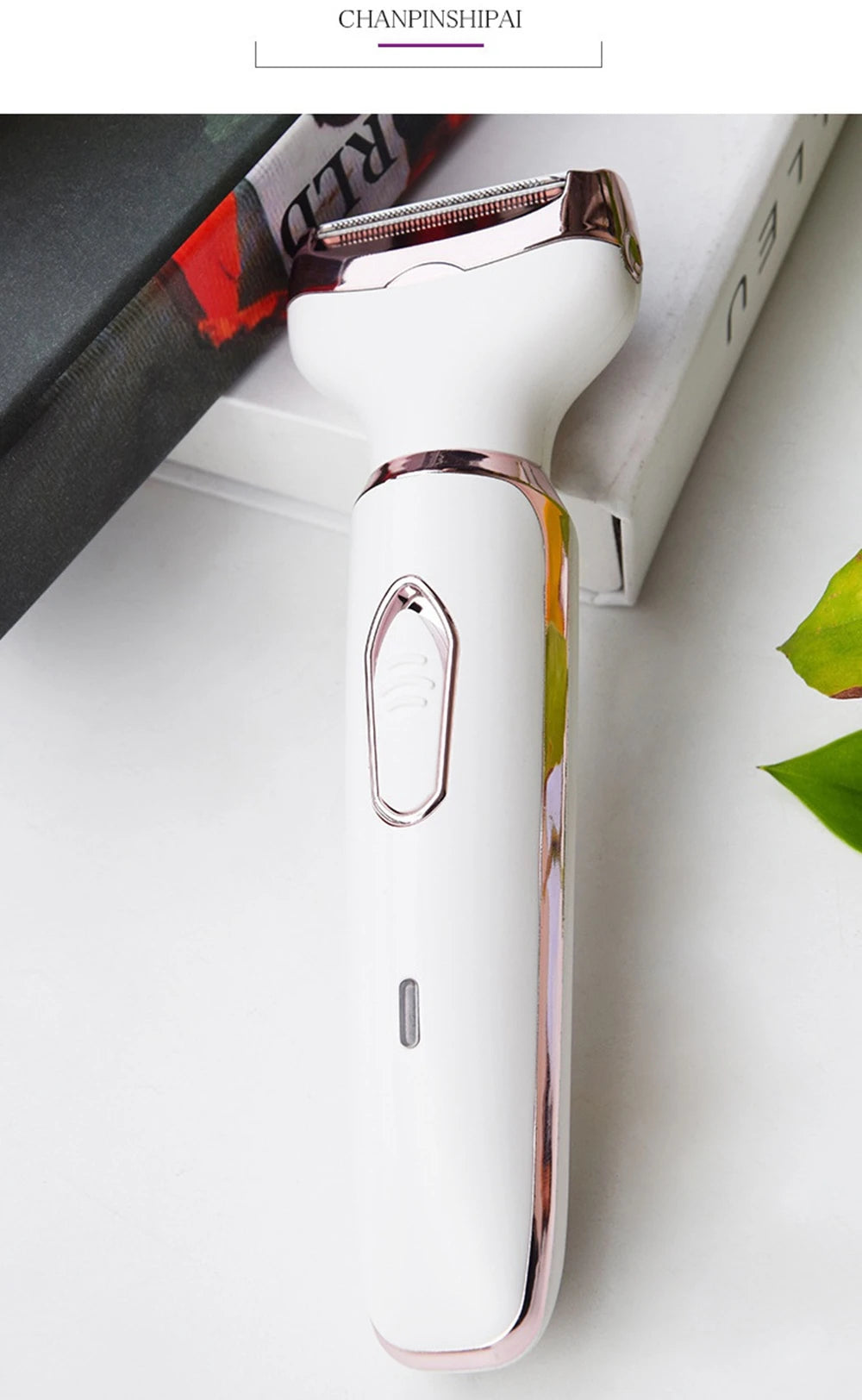 Eletric Razor for Woman 4 in 1 Rechargeable Bikini Trimmer Shaver Wet/Dry Electric Body Hair Coldless Waterproof Facial Hair