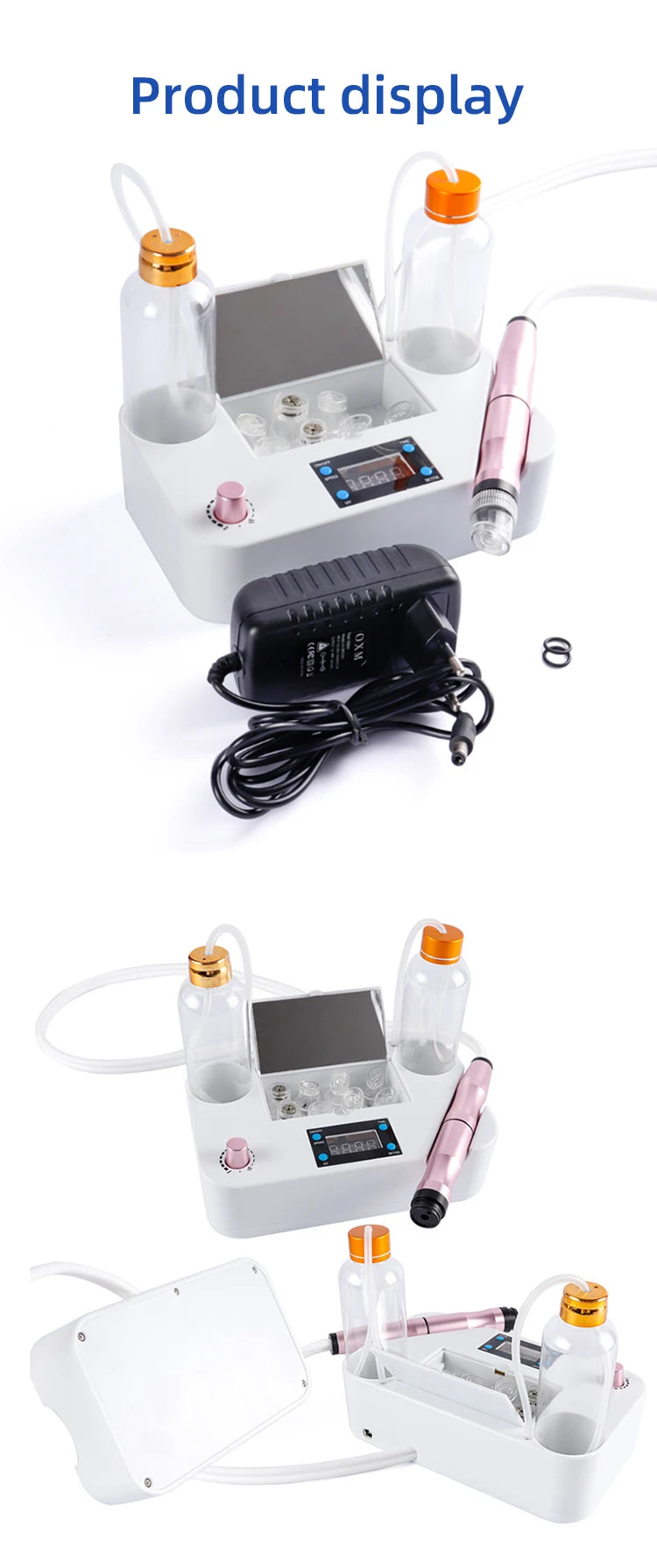 Small Bubble Beauty Device Cleansing Machine Blackhead Removal Water Spray Hydro Jet Face Pores Vacuum Suction Acne Cleaner