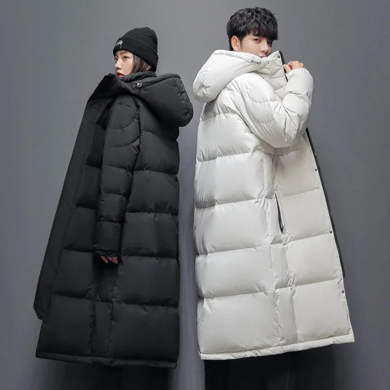 Men's Slim Cotton Long Coat High Quality Design Hot Casual Parka Men Clothes Unisex Outdoor Leisure Parka Cotton-Padded Parkas