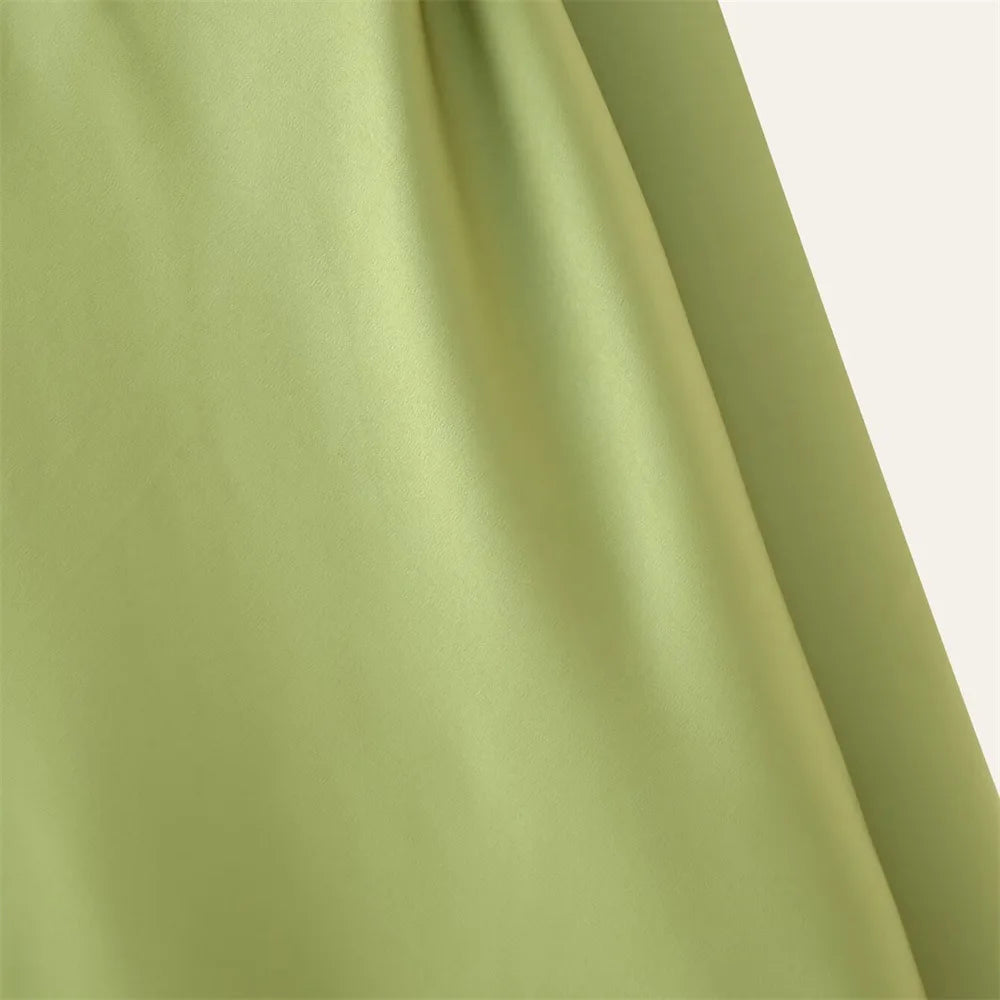 VEITCHE Elegant Women's Soft Silk Satin Long Dress Halter Backless Sleeveless Ribbon Maxi Dresses 2025 Summer Lady Party Gowns