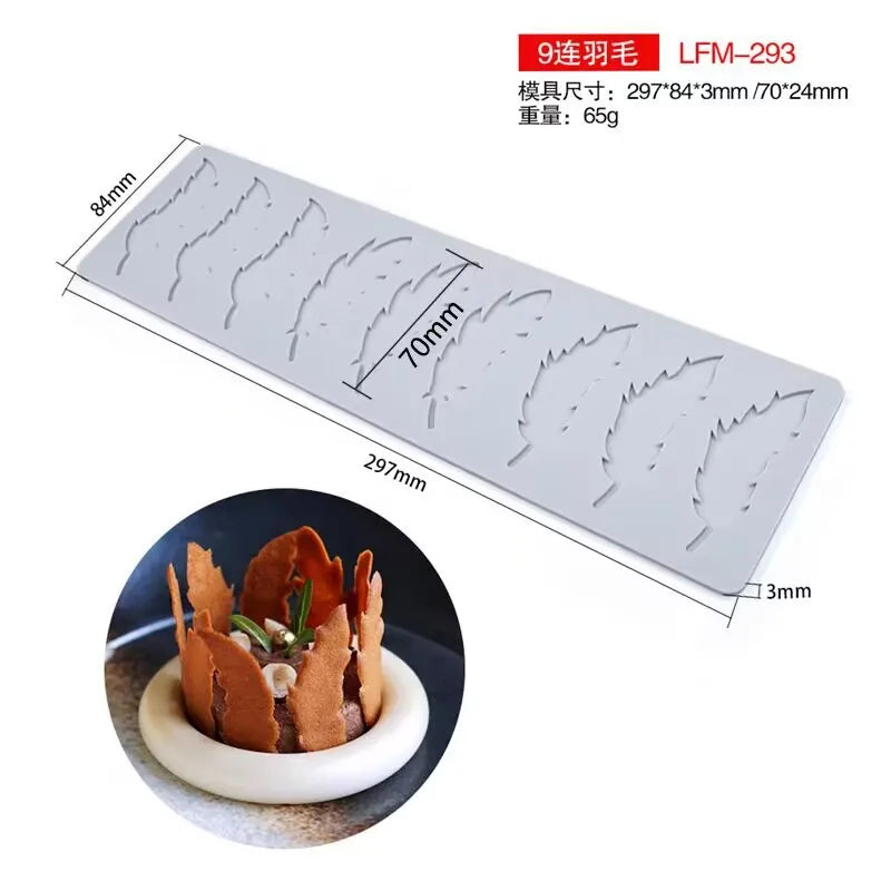 Various Leaf Butterfly flower Silicone Cake Lace Mold Snowflakes deer Shape Fondant Mold Cake Decorating Tool kitchen bakeware