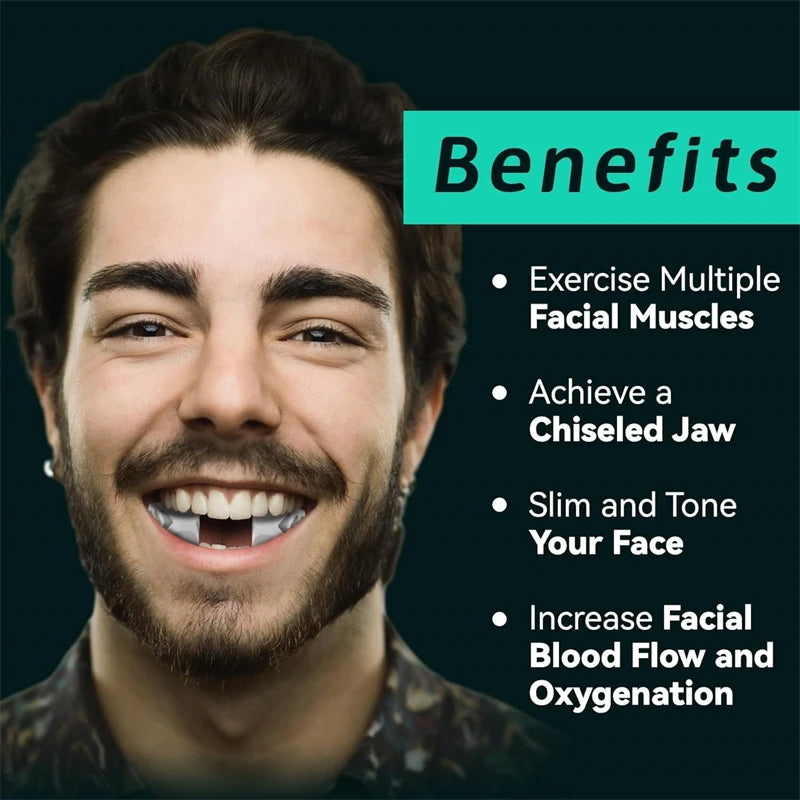 6pcs Silicone Jaw Trainer With A Box Line Exerciser Chew Ball Fitness Facial Toner Face Neck Muscle Trainer Chin Cheek Exercise