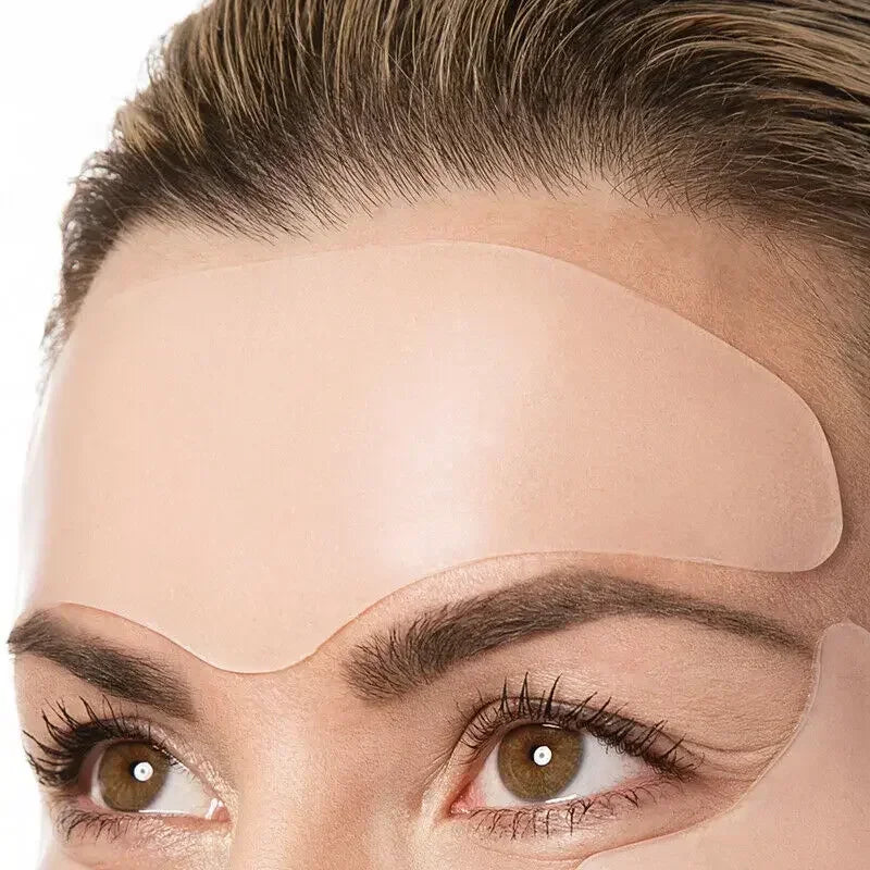 Reusable Silicone Wrinkle Removal Sticker Facial Lifting Strips Set Forehead Neck Line Remover Eye Patches Anti Aging Skin Pads