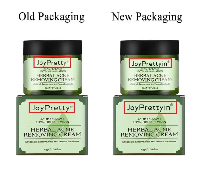 JoyPretty Herbal Acne Treatment Face Cream Elimination Large Pores Oil Control Shrink Pore Facial Cream Skin Care Beauty Health
