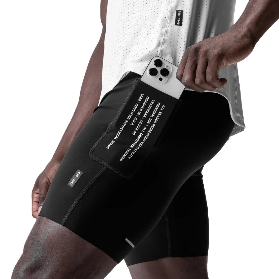 Men's Summer Quick Dry Sports Skinny Slim Stretch Shorts Man Running Gym Fitness Jogger Short Pants Male Bodybuilding Leggings
