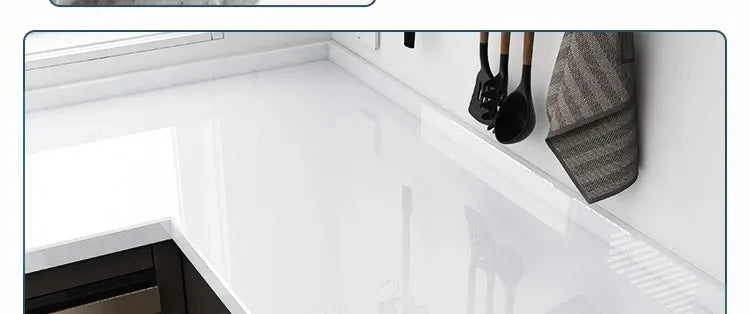 40cm Marble Kitchen Oil-Proof Film Stove Waterproof Moisture-Proof Self-Adhesive Wallpaper Countertop Renovation Tile Stickers